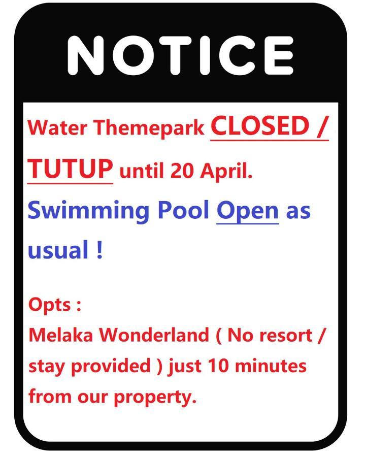 B - Lagoon Water Themepark Suite Melaka Town Esterno foto